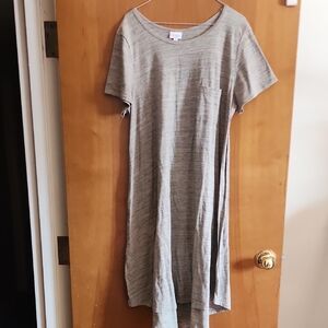 LuLaRoe Carly Heathered Tan Top